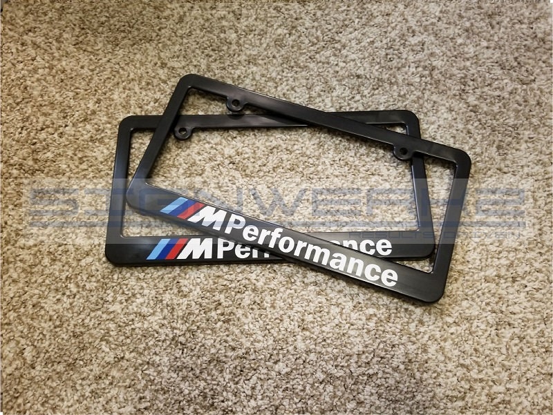 BMW M Performance License Plate Frame new Pair Etsy