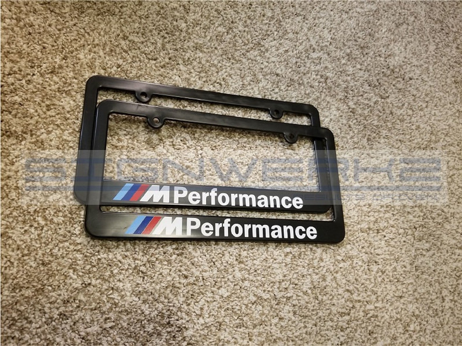 BMW M Performance License Plate Frame new Pair Etsy
