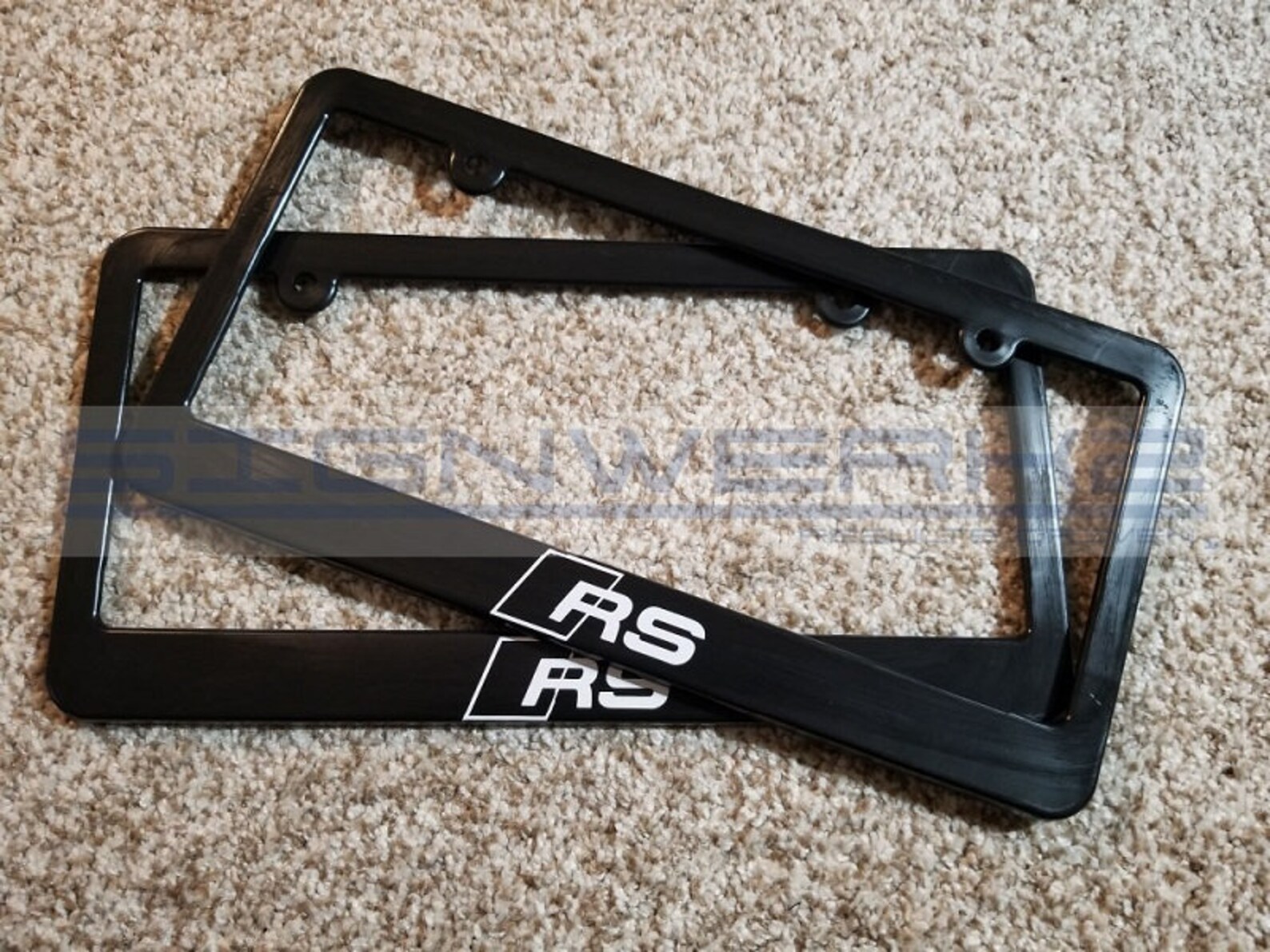 audi-rs-license-plate-frame-pair-etsy