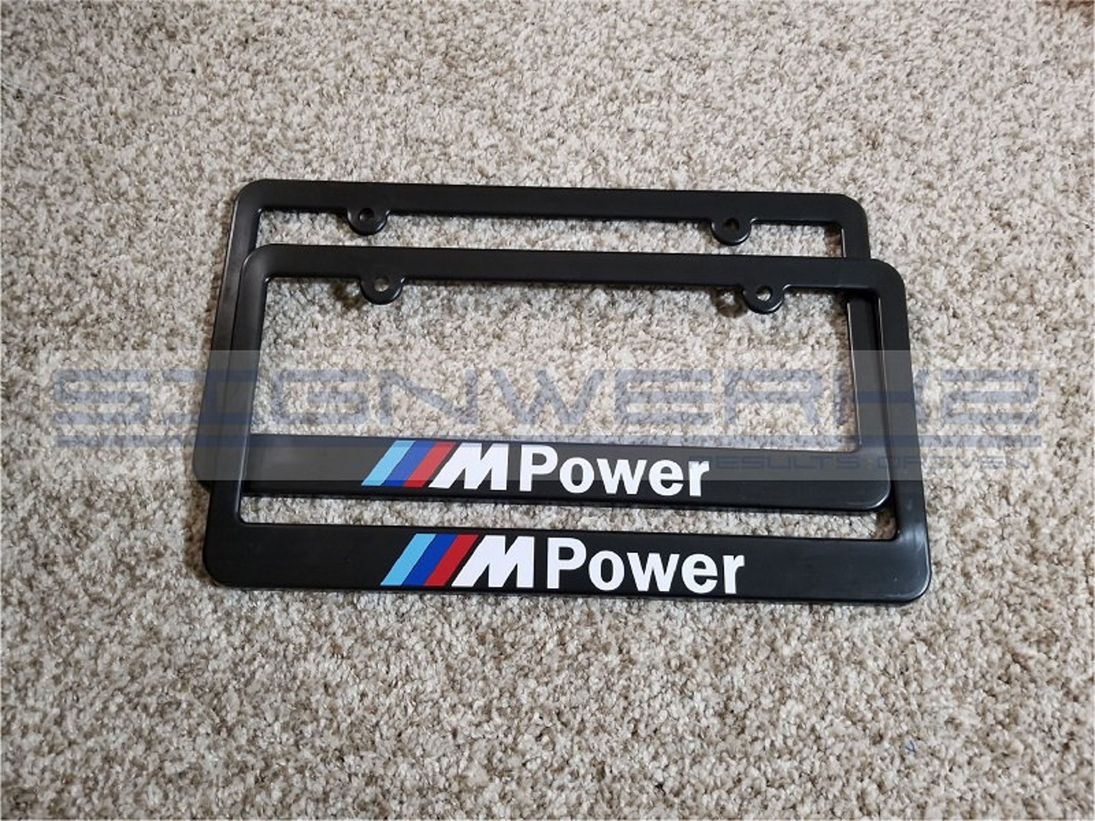 BMW M Power License Plate Frame nouveau Paire Etsy
