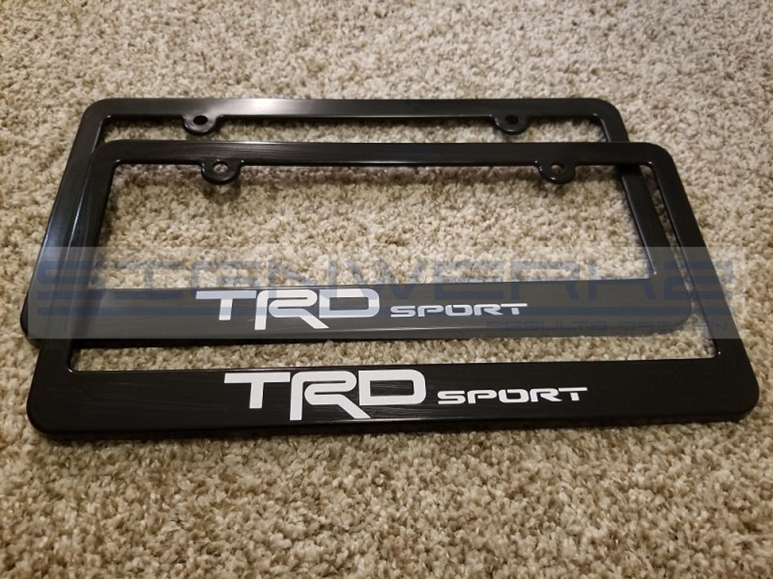 TRD Sport License Plate Frame New Pair Etsy