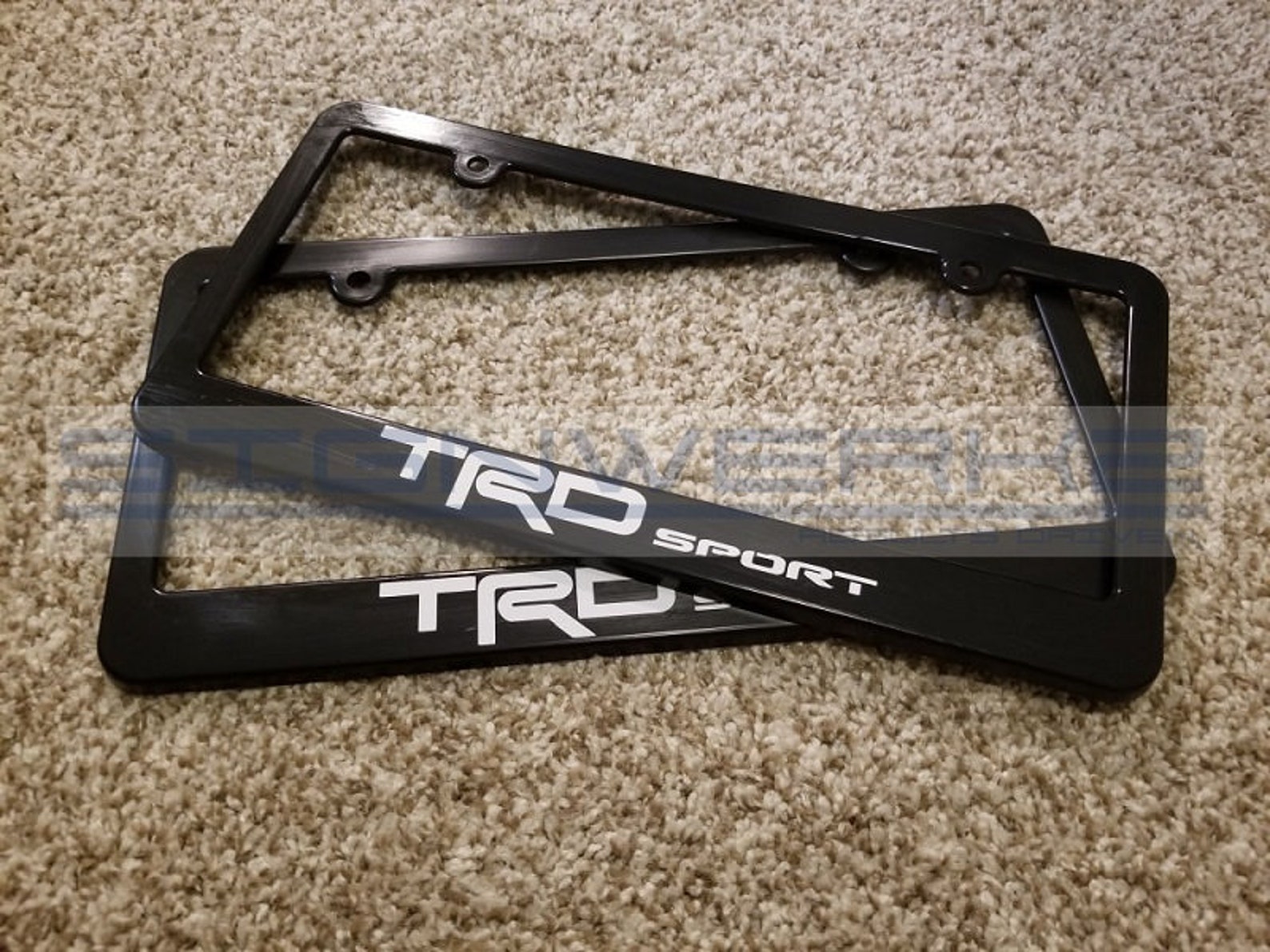 TRD Sport License Plate Frame New Pair Etsy