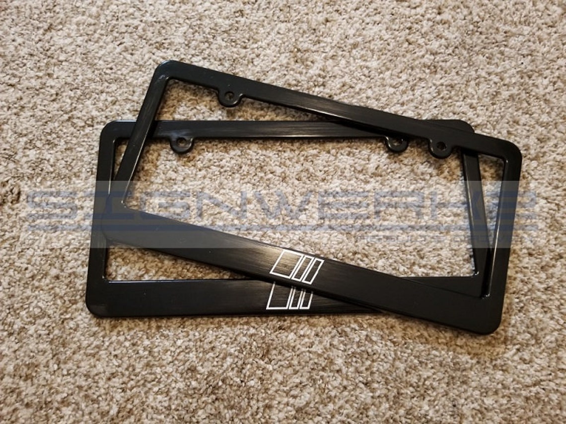 Audi Sport License Plate Frames Outline Pair Etsy