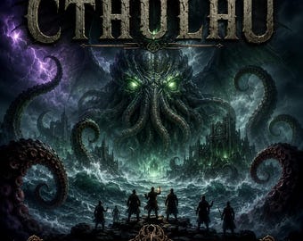 El Despertar de Cthulhu Spanish Escape Room | Hard Lovecraftian Print & Play Cosmic Horror PDF Mystery 2-6 Players