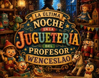 La Juguetería del Profesor Wenceslao Spanish Escape Room | Easy Family Print & Play Mystery for Kids | PDF 2-6 Players