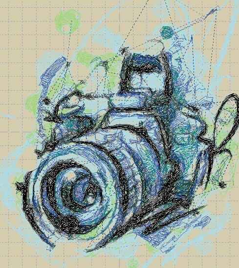 Camera Embroidery Design. Design for Machine Embroidery - Etsy