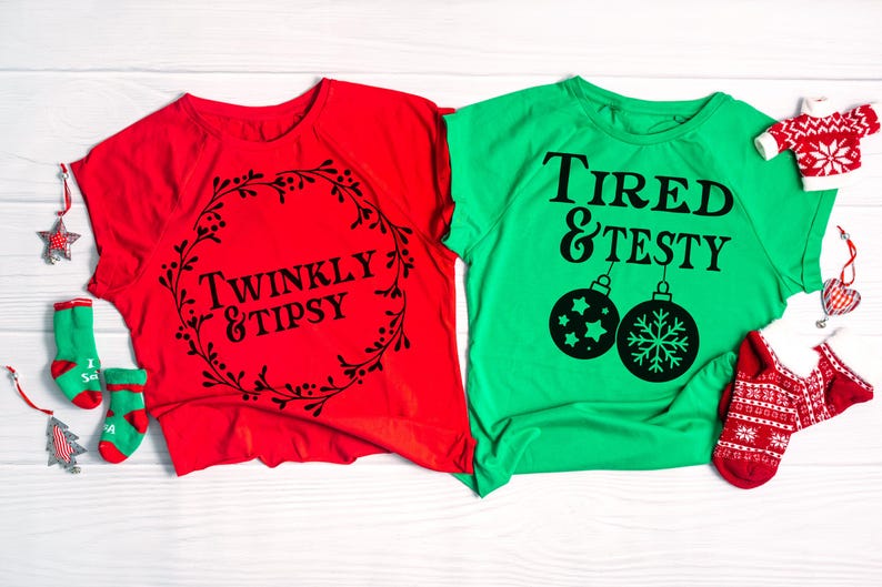 Twinkly and Tipsy - Tired and Testy SVG Duo *DIGITAL FILE* - Etsy