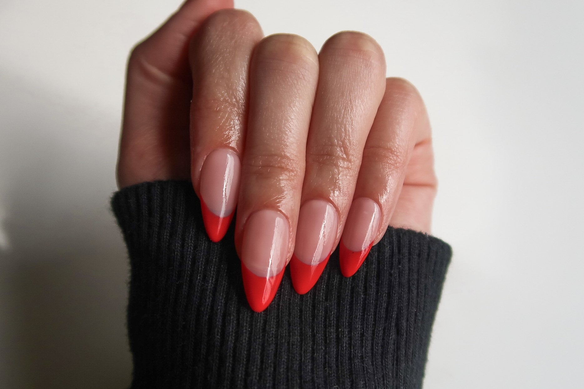 Dope Nails Of The Day: Red French | McKenzie Renae