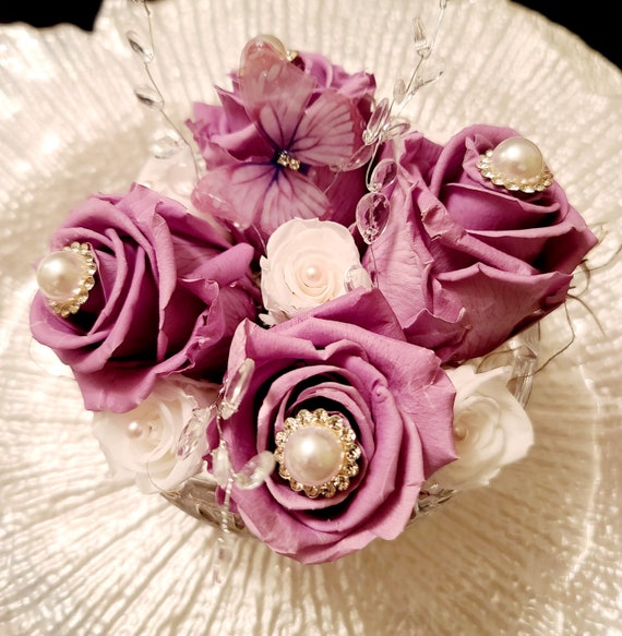 BLINGY ROSES! Custom-made! Beautiful bling combined with rhinestones and glitter black glitter roses ?✨ #reynaflores #flowerbouquet  main image 3
