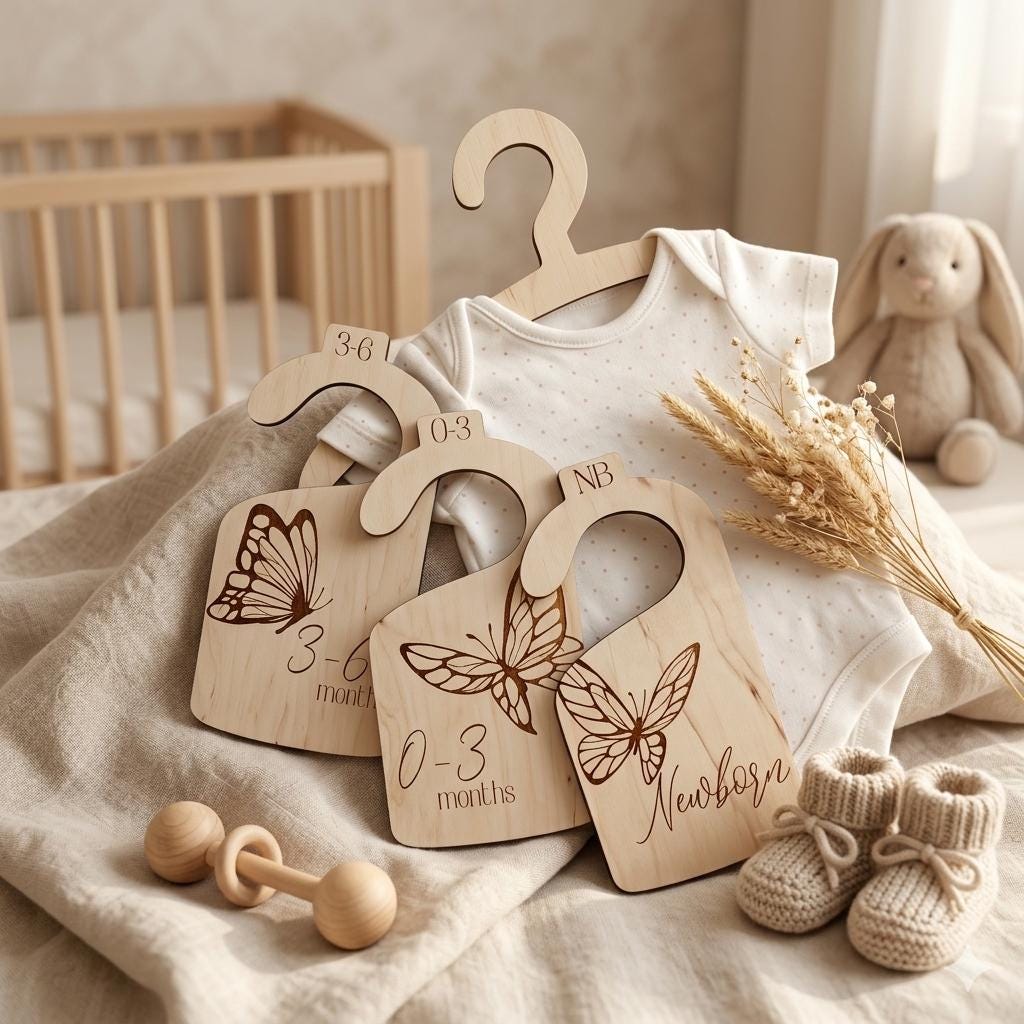 Butterfly Baby Milestone SVG Bundle for Laser Cut, Glowforge & Cricut ...