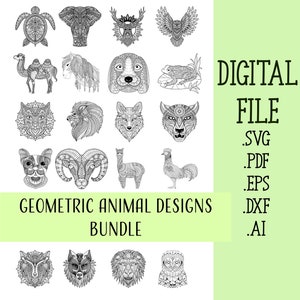 20 geometrycznych wzorów zwierząt SVG Bundle, wielokątne zwierzęta SVG, zwierzę origami, rysunek zwierząt SVG, geometryczny svg, zwierzę svg, clipart zwierząt