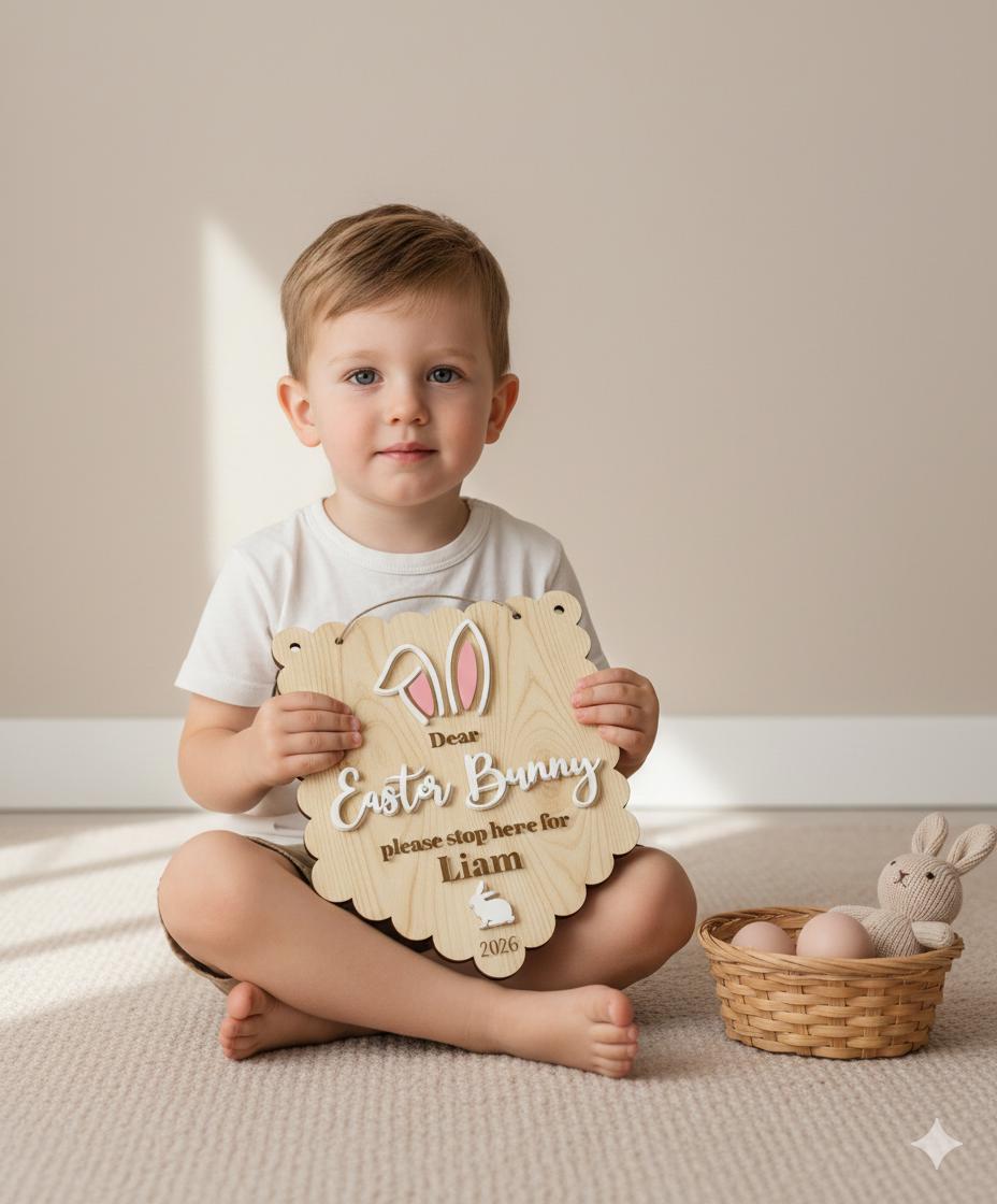 Easter Bunny SVG Bundle for Laser Cut | Glowforge Easter Files | Easter ...
