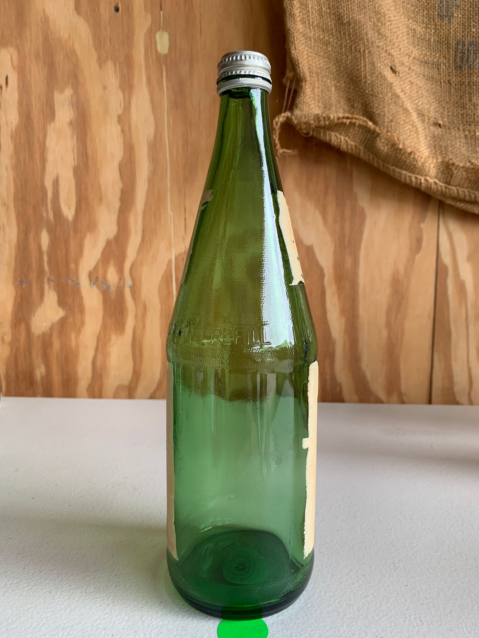 Vintage Green Glass Canada Dry Soda Bottle 1970s good Etsy