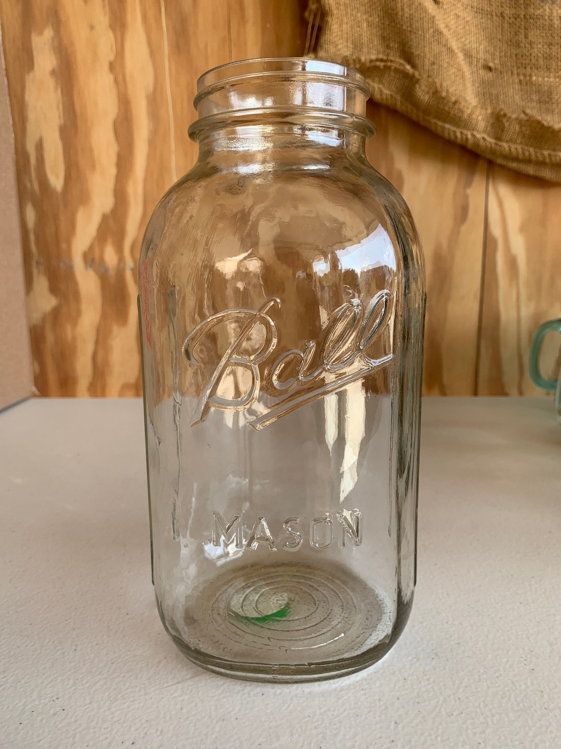 Ball Jar Canning Jar Half Gallon Farmhouse Kitchen Etsy
