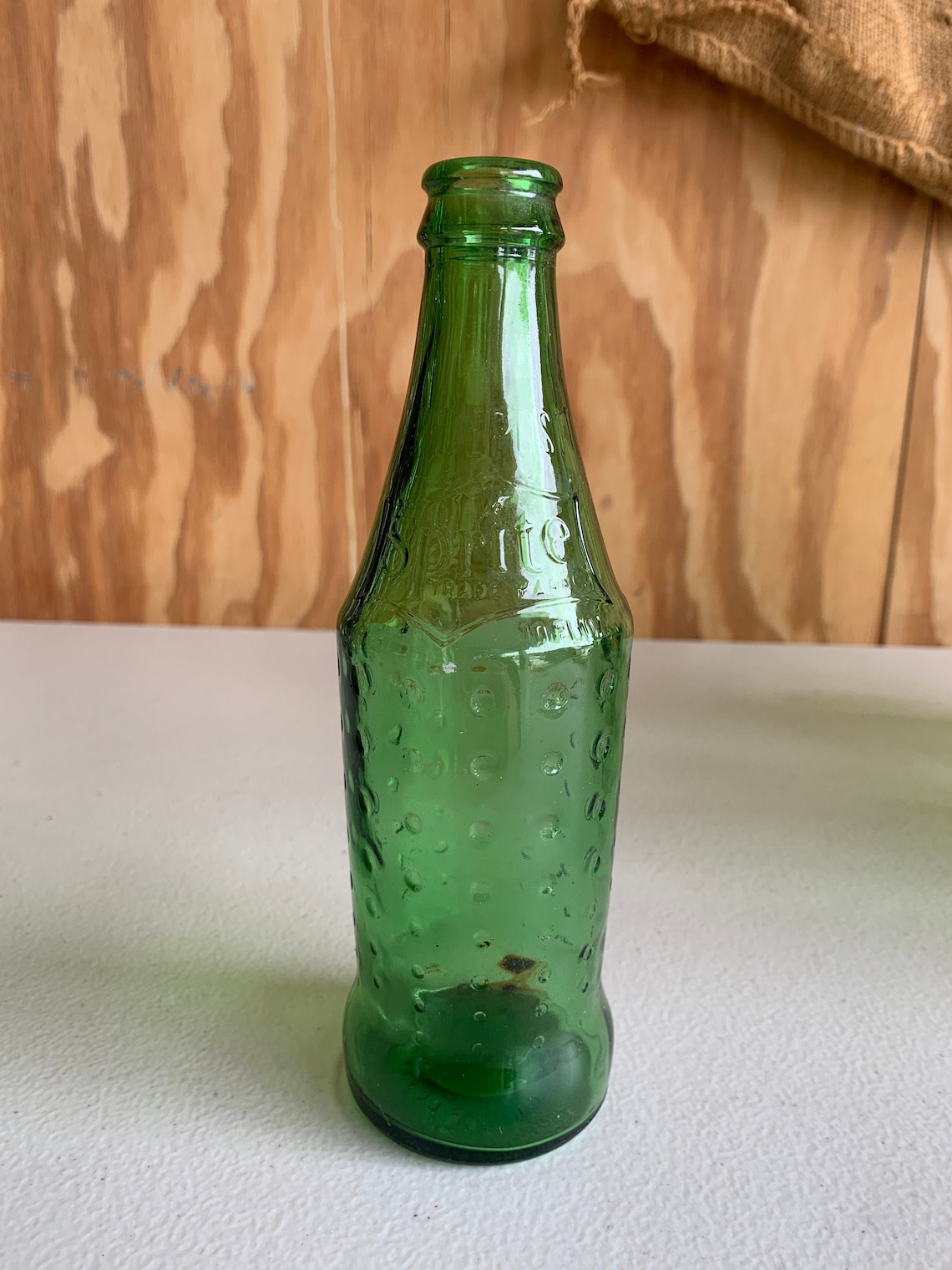 Vintage Green Glass Sprite Soda Bottle 1970s Good | Etsy