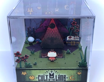 Cult of the Lamb Videojuego 3D Diorama - Clauneck