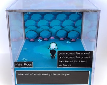 Omori Wise Rock 3D Cube Diorama