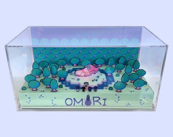 Diorama cúbico 3D de la casa de Omori Basil