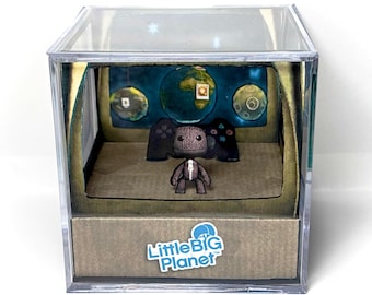 LittleBigPlanet - The Pod - 3D Video Game Cube Diorama