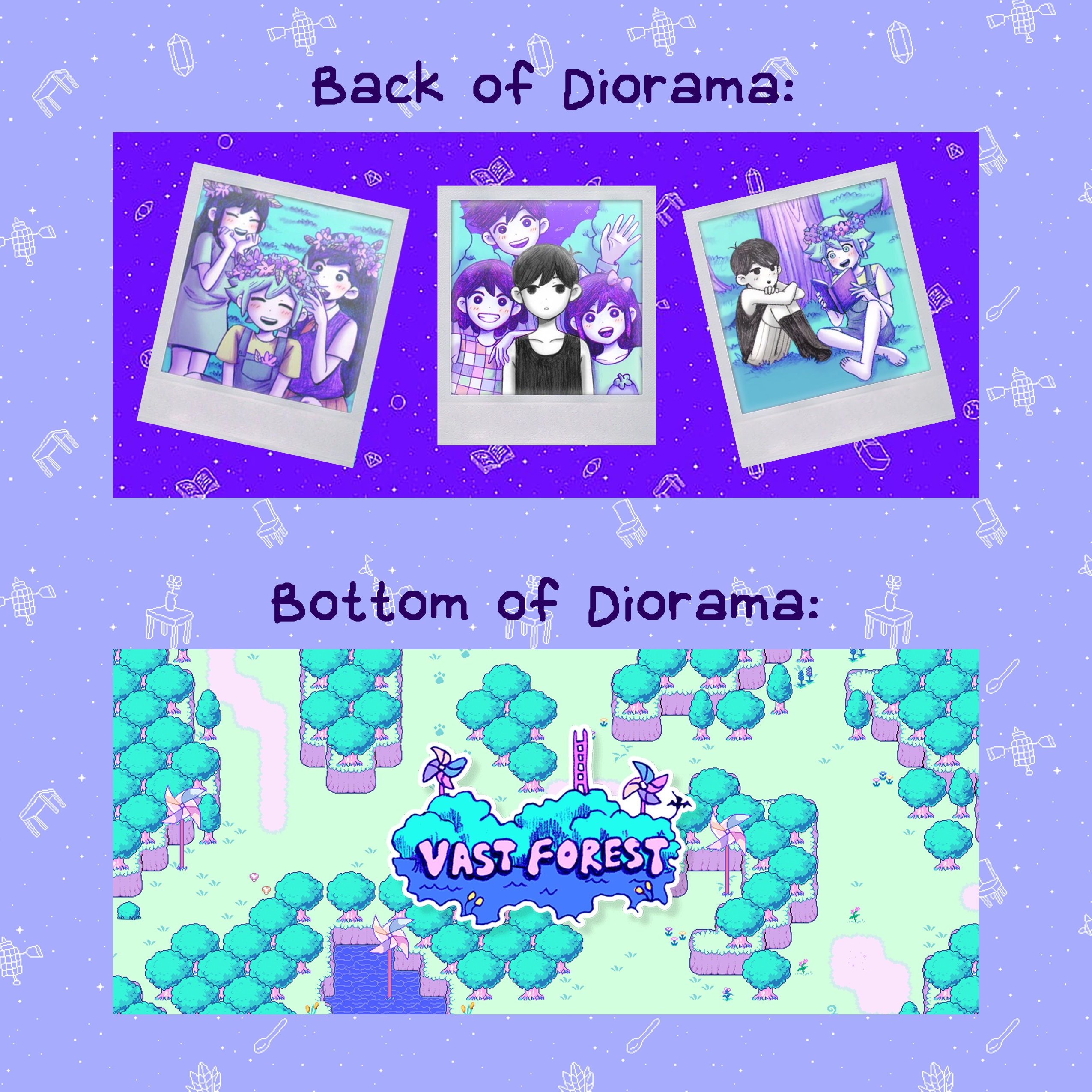 Omori Basil's House 3D Cube Diorama Etsy Australia