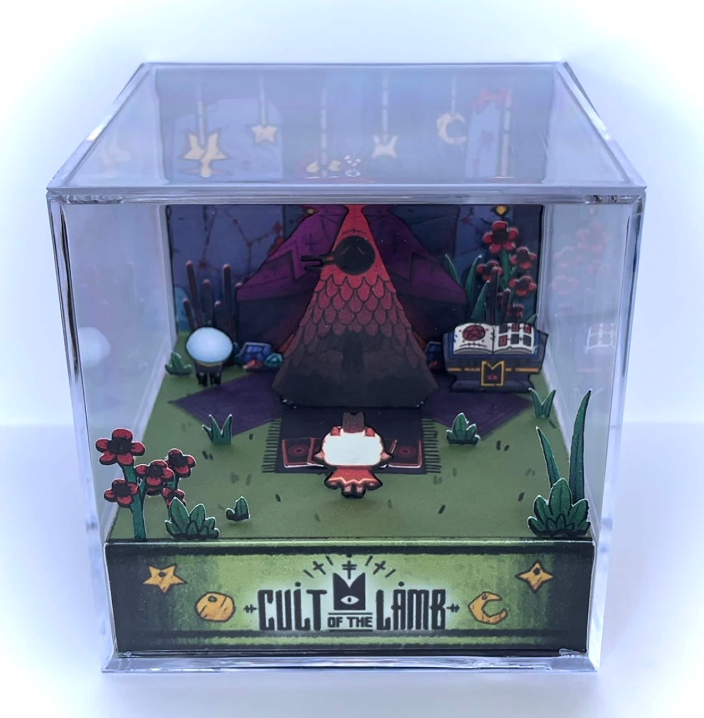 Cult of the Lamb Video Game 3D Diorama Clauneck 