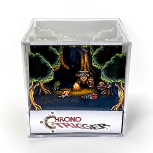 SPELDOSA - Chrono Trigger - 3D-videospelskub Diorama