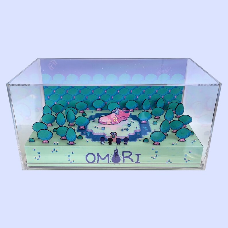 Omori Basil's House 3D Cube Diorama Etsy