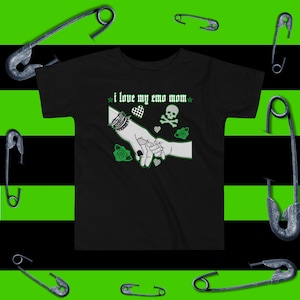 Ich liebe meine Emo Mama / Kleinkind t-Shirt / Geburtstagsgeschenk / Muttertag