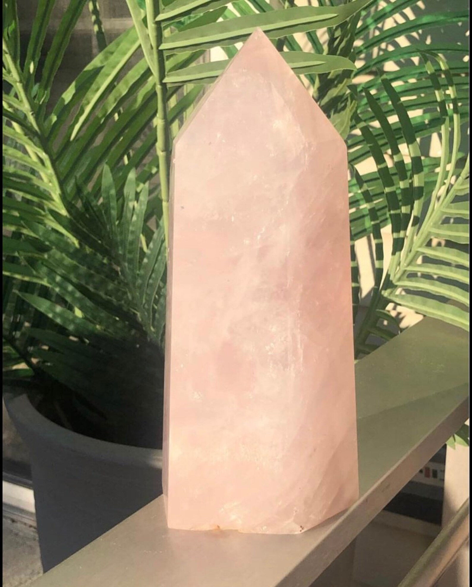 big rose quartz tower big rose quartz tower