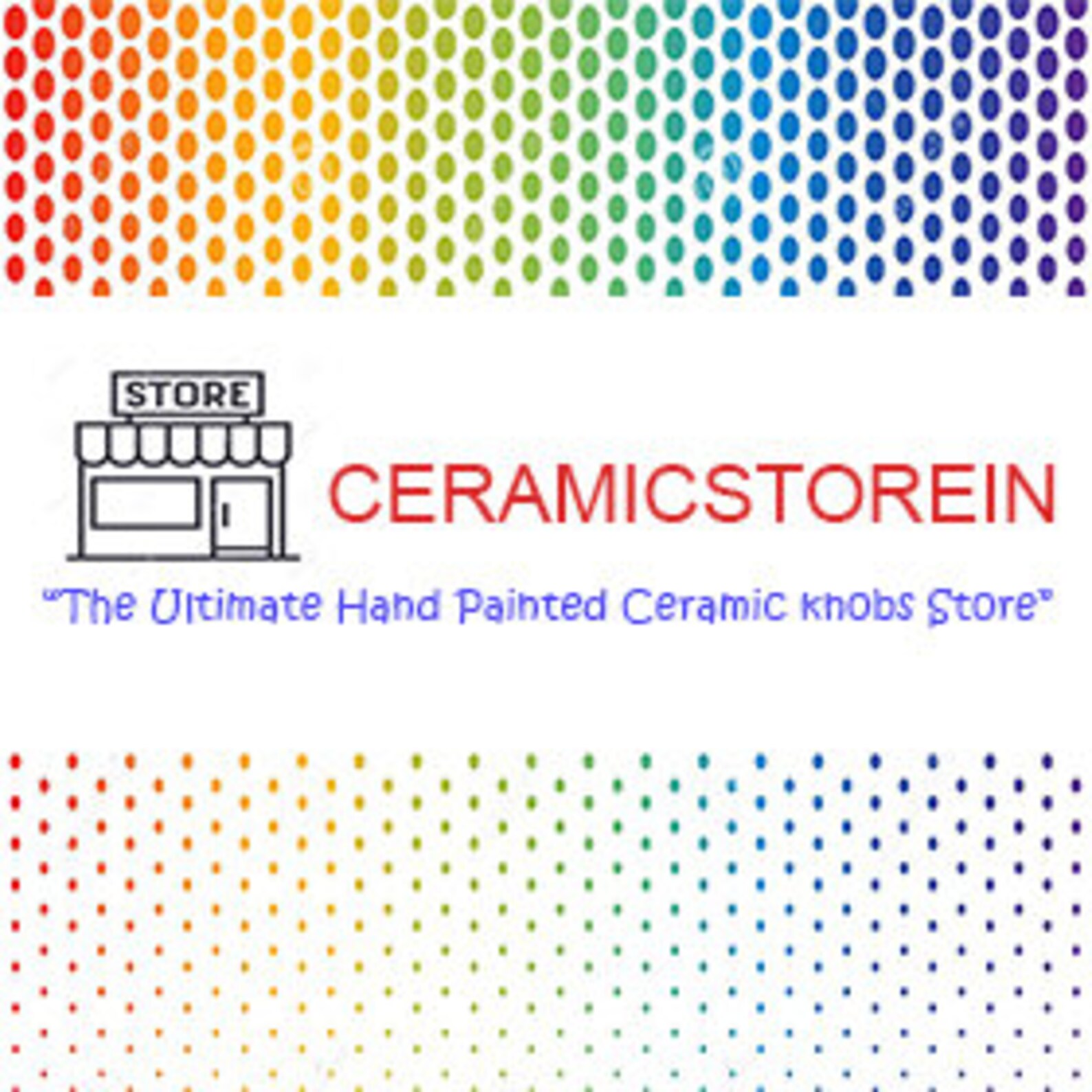 Perillas de cerámica pintadas a mano con forma de flor rosa y | Etsy