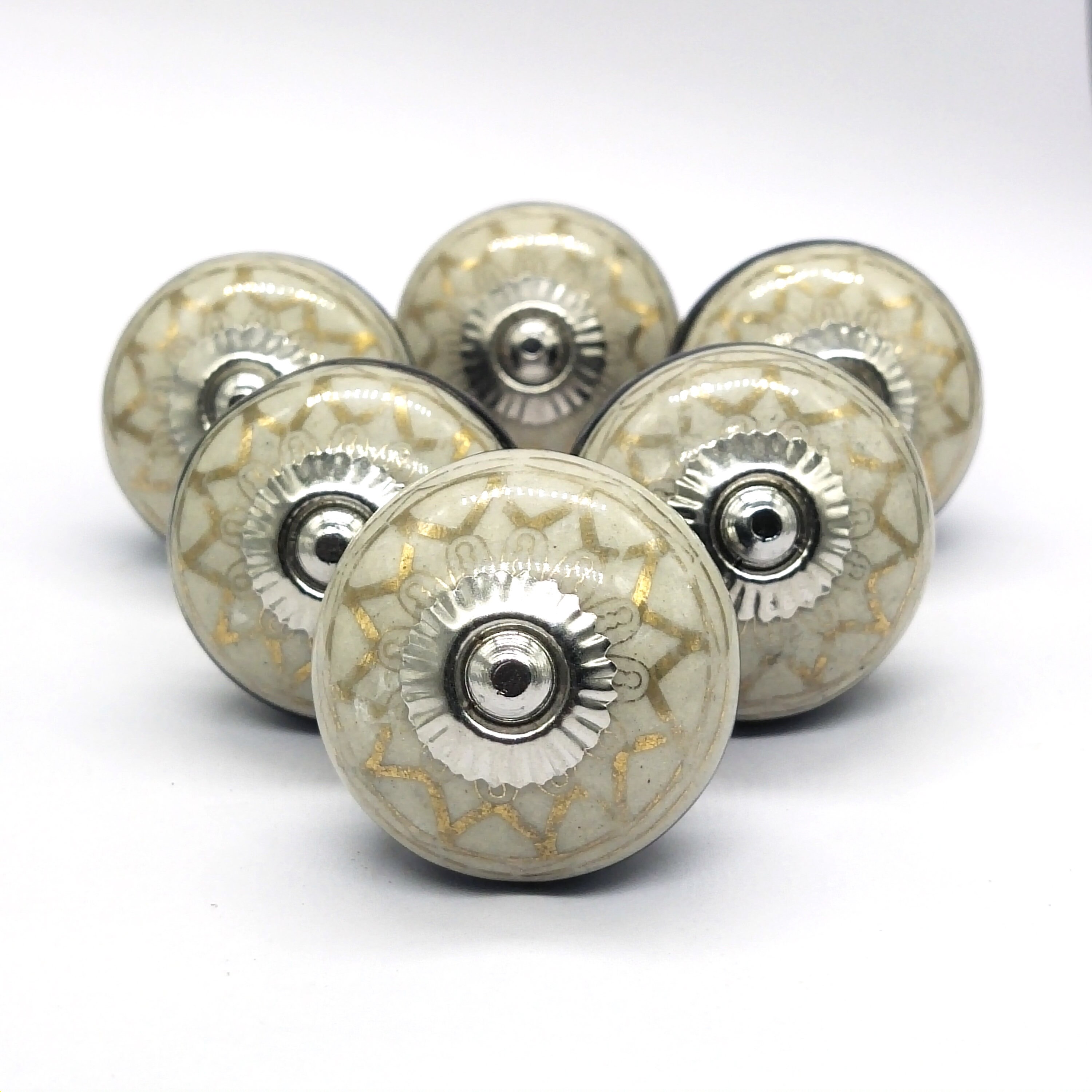 Brilliantly Hand Painted Ceramic Knobs/Ceramic Drawer Etsy