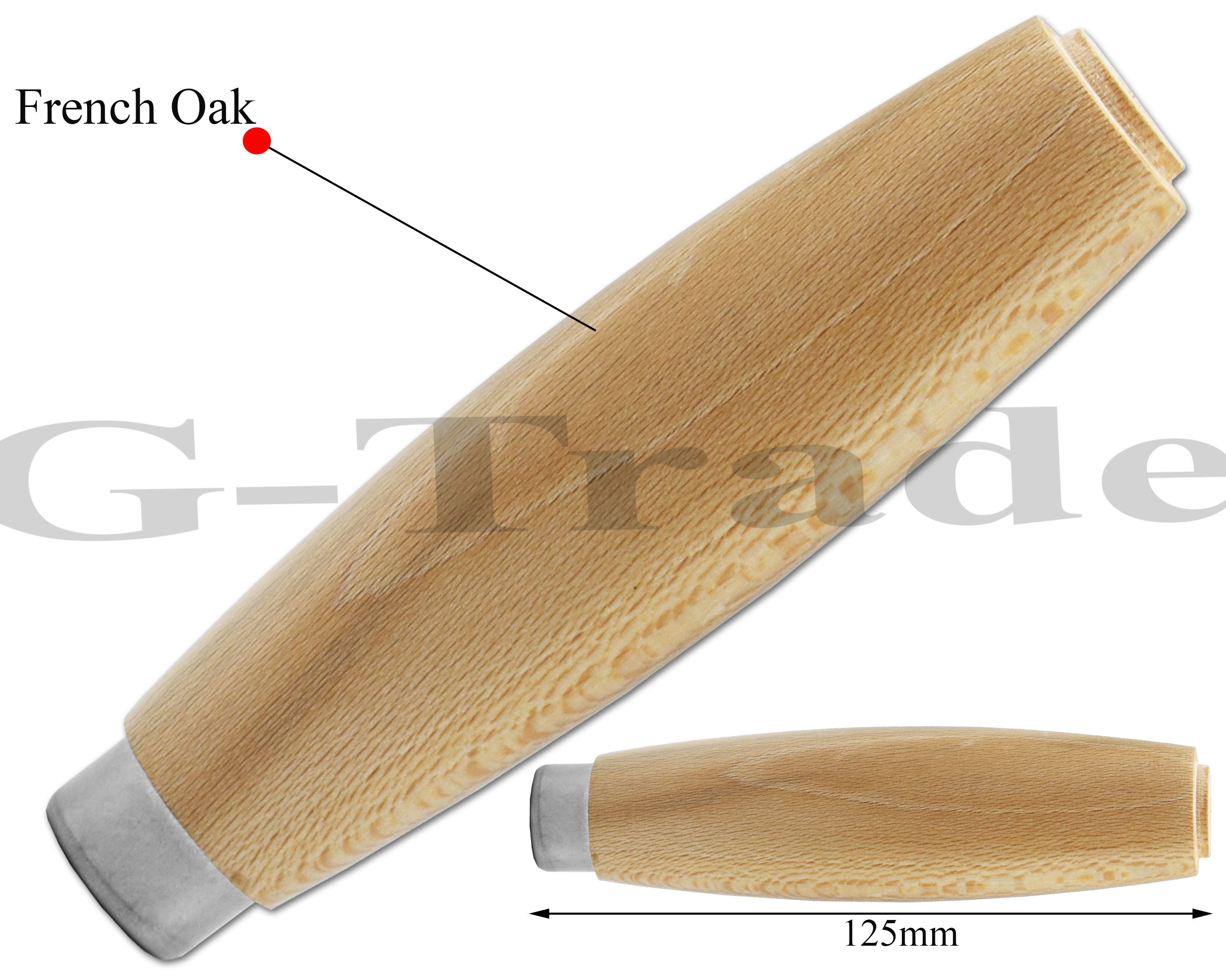 Le Creuset Pan Replacement Sturdy Wooden Handle with Stainless Etsy