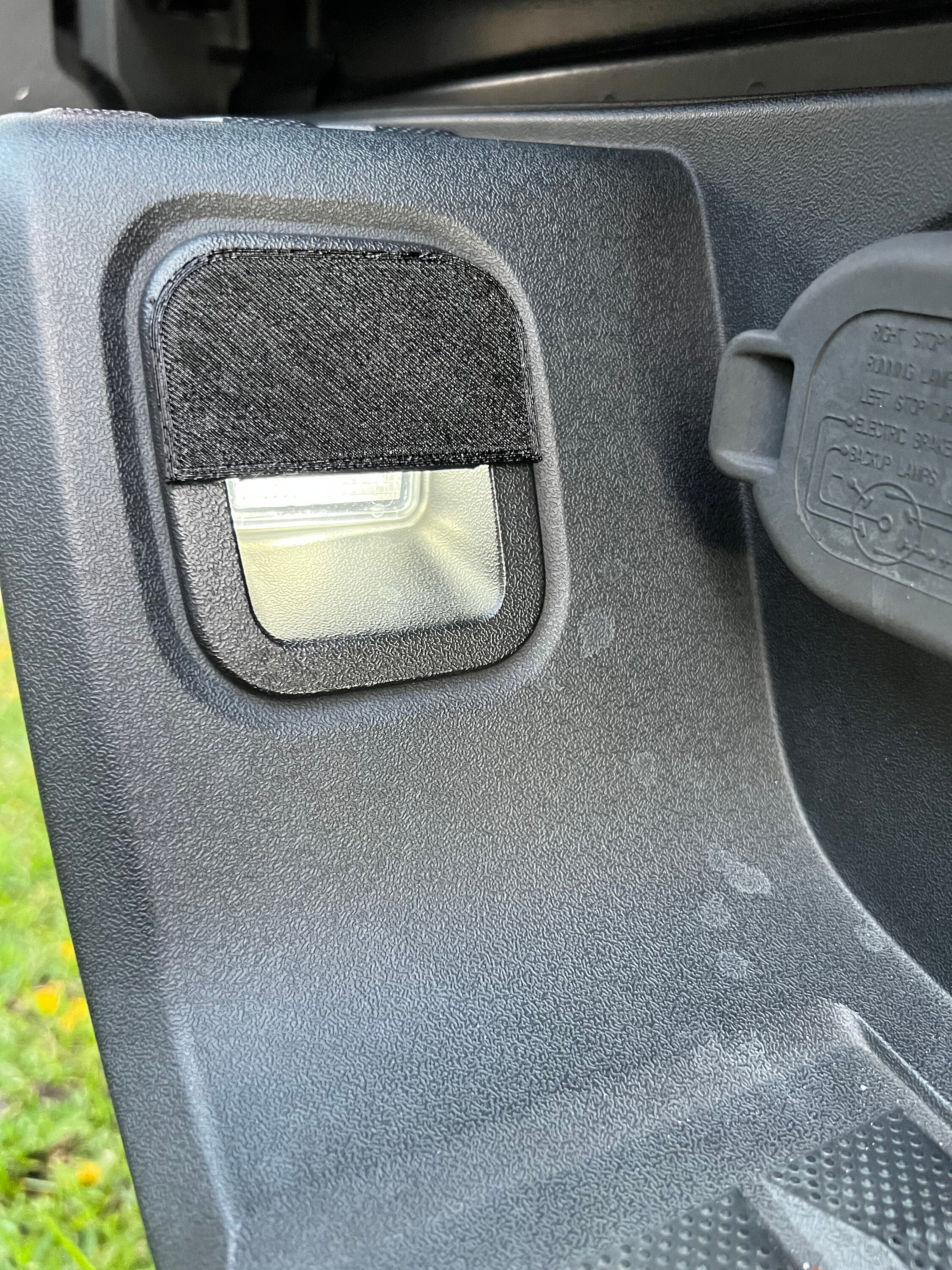 License Plate Light Cover for Toyota 3rd Gen 2016 Etsy