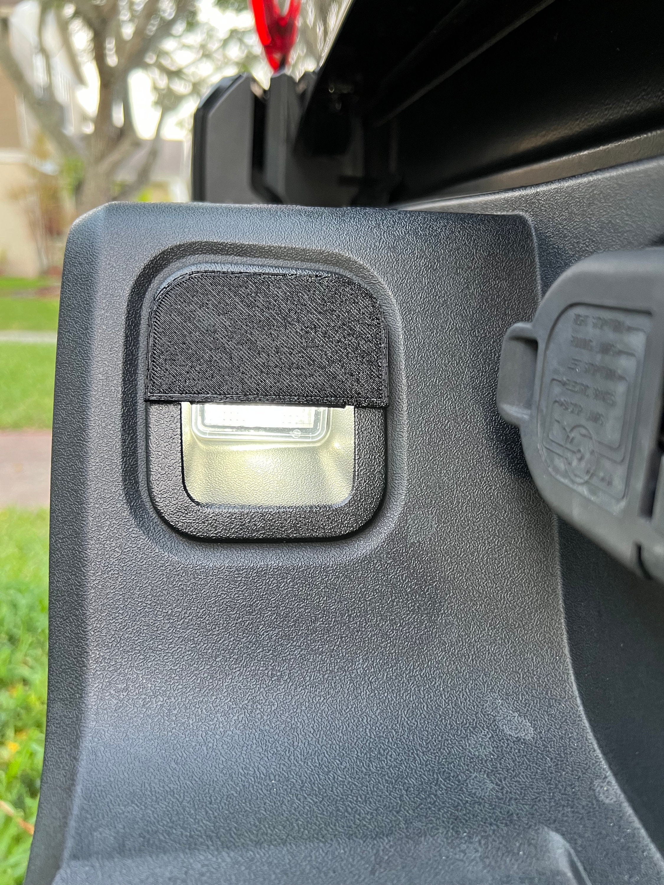 License Plate Light Cover for Toyota 3rd Gen 2016 Etsy