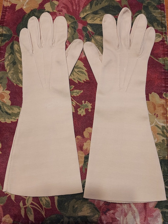 1950s Ladies gloves Vintage cotton gloves - image 4