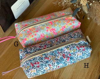 Liberty school pencil case ideal for back to school and work - Gift - Customizable