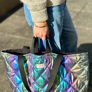 Sac cabas matelassé doudoune /Sac Week-end /24h