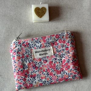 Liberty of London fabric coin purse Wiltshire rose