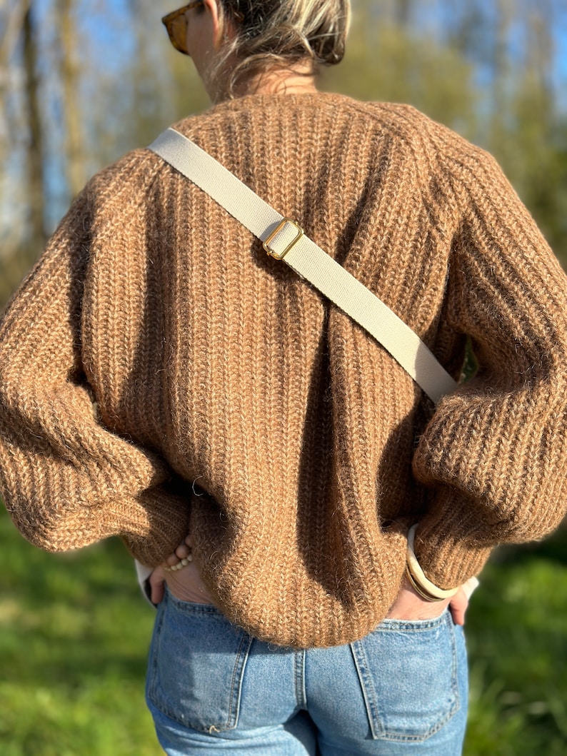 Belt bag in corduroy fabric image 4