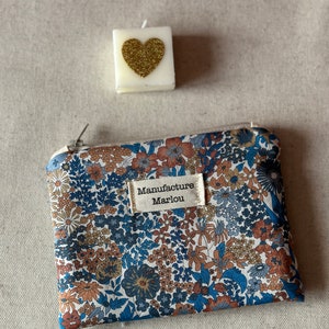 Liberty of London fabric coin purse Margaret A automne