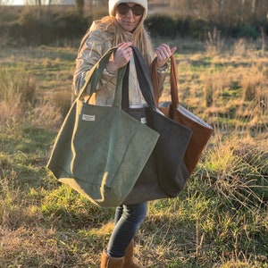 Large tote bag / 24h bag in corduroy image 8