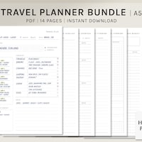 Printable Travel Planner - Etsy