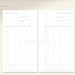 Yearly Financial Overview Personal Size Printable Planner Inserts ...