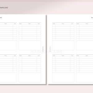 Task List | B6 Ring Printable Planner Inserts | to Do List Template ...