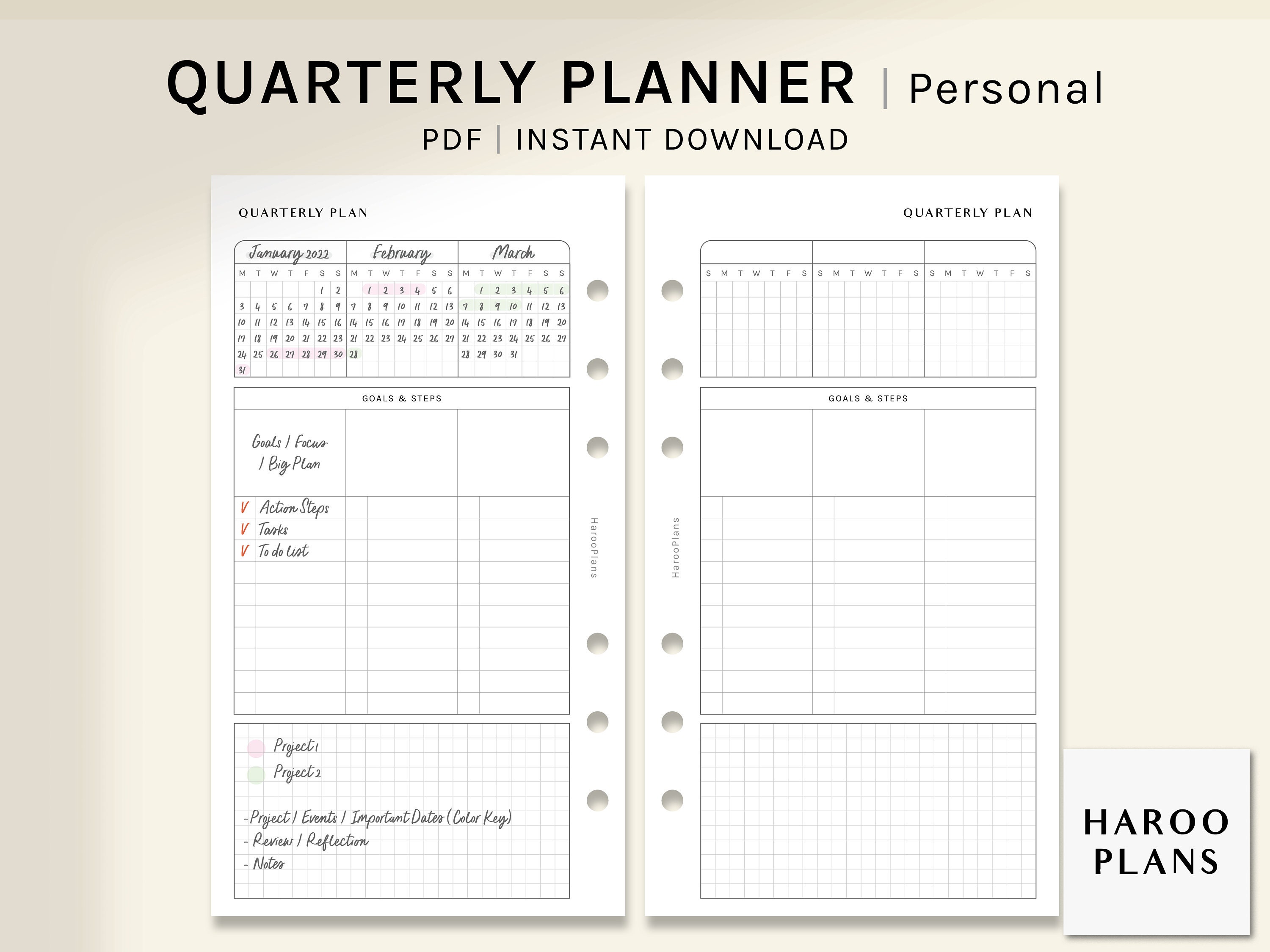 Quarter Template Quarter Template