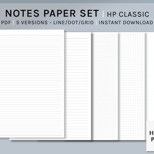 Lined Paper Different Spacing 6mm, 8mm, 10mm, 12mm, 14mm