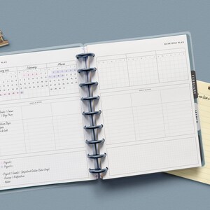 Quarterly Planner | HP Classic Printable Inserts | Monthly Goal ...
