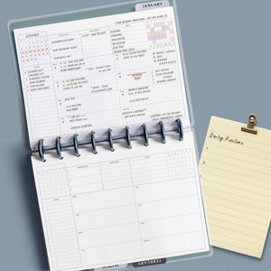 Undated Weekly | HP Classic Printable Happy Planner Inserts | WO1P ...