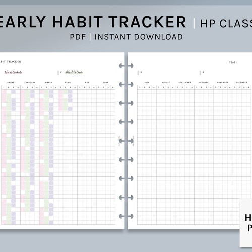 Happy Planner Tracker Printable Inserts Column Inserts - Etsy