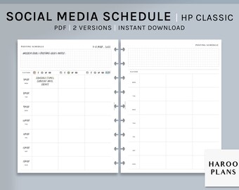 social media calendar etsy